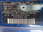 2017 Hyundai Veloster Base Синий vin: KMHTC6AD1HU310358
