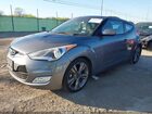 2017 Hyundai Veloster Value Edition Серый vin: KMHTC6AD3HU314458