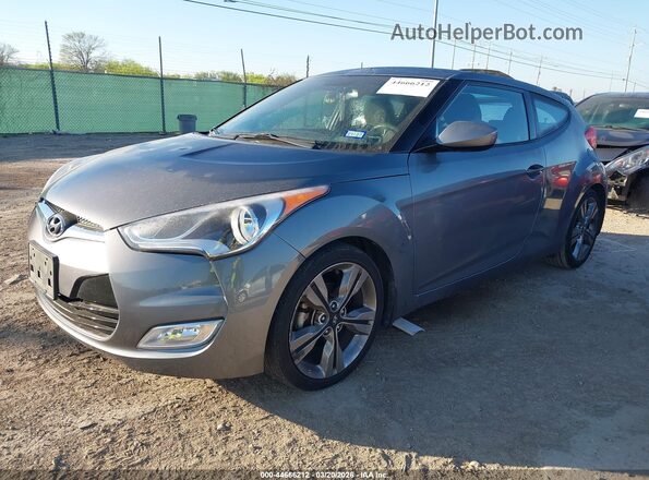 KMHTC6AD3HU314458 2017 HYUNDAI VELOSTER Серый Передняя левая четверть