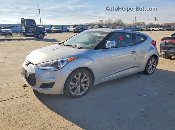 KMHTC6AD4GU266063 2016 HYUNDAI VELOSTER Серебряный Передняя левая четверть
