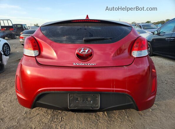 KMHTC6AD4GU297183 2016 HYUNDAI VELOSTER Красный Вид сзади