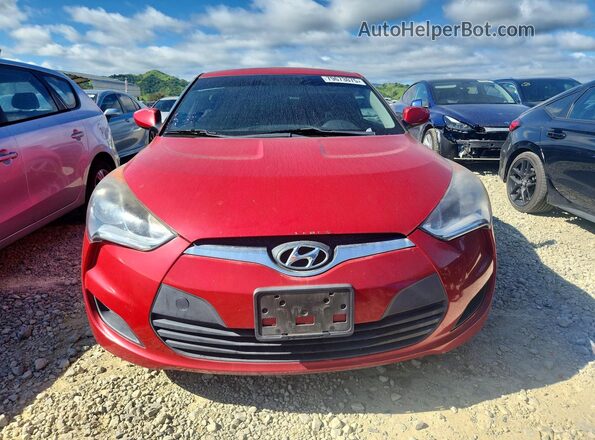 KMHTC6AD5GU270851 2016 HYUNDAI VELOSTER Red წინა ხედი