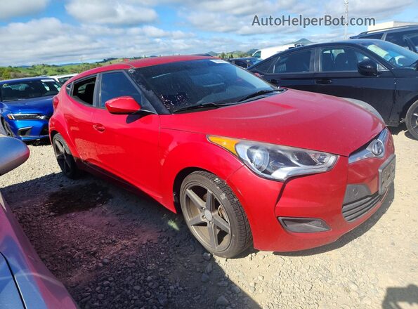 KMHTC6AD5GU270851 2016 HYUNDAI VELOSTER Red წინა მარჯვენა
