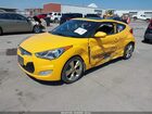 2017 Hyundai Veloster Value Edition Желтый vin: KMHTC6AD9HU314559