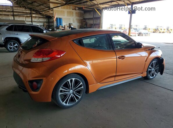 KMHTC6AE0GU254808 2016 HYUNDAI VELOSTER Оранжевый Задняя правая четверть