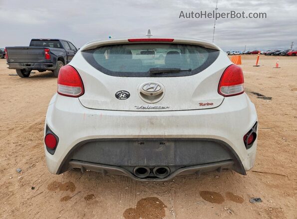 KMHTC6AE1HU309784 2017 HYUNDAI VELOSTER Белый Вид сзади