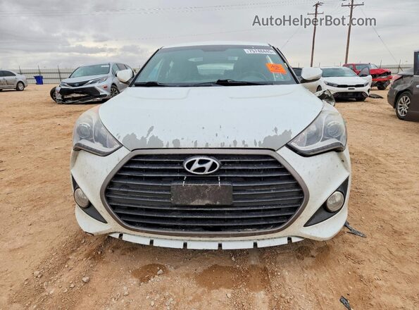 KMHTC6AE1HU309784 2017 HYUNDAI VELOSTER Белый Вид спереди