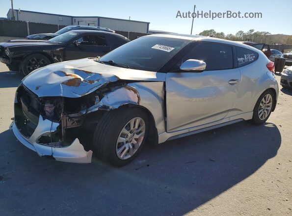 KMHTC6AE2GU287227 2016 HYUNDAI VELOSTER Silver Передня ліва чверть