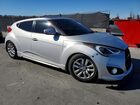 2016 Hyundai Veloster Turbo Silver vin: KMHTC6AE2GU287227