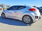 2016 Hyundai Veloster Turbo Silver vin: KMHTC6AE2GU287227