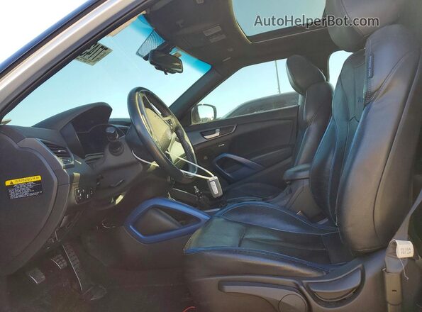 KMHTC6AE2GU287227 2016 HYUNDAI VELOSTER Silver Вид салону спереду