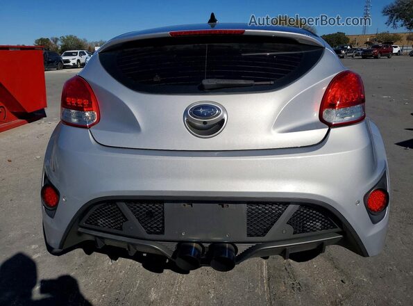KMHTC6AE2GU287227 2016 HYUNDAI VELOSTER Silver Вид ззаду