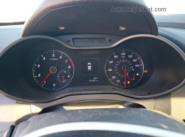 KMHTC6AE2GU287227 2016 HYUNDAI VELOSTER Silver Вид щитка приладів