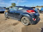 2017 Hyundai Veloster Turbo Черный vin: KMHTC6AE3HU309429