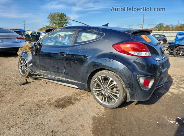 KMHTC6AE3HU309429 2017 HYUNDAI VELOSTER Черный Задняя левая четверть
