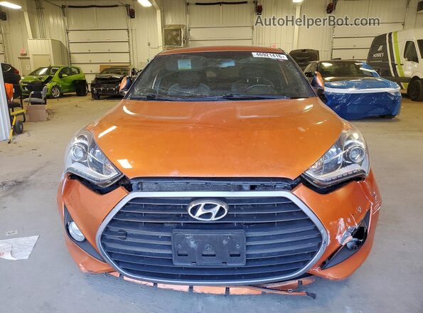 KMHTC6AE5GU269594 2016 HYUNDAI VELOSTER Оранжевый Вид спереди