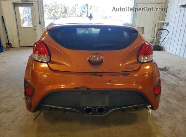 KMHTC6AE5GU269594 2016 HYUNDAI VELOSTER Оранжевый Вид сзади
