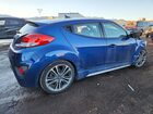 2016 Hyundai Veloster Turbo Blue vin: KMHTC6AE5GU289036