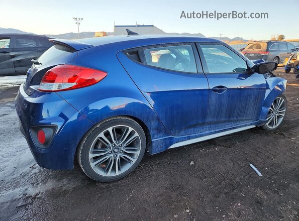 KMHTC6AE5GU289036 2016 HYUNDAI VELOSTER Blue Tył prawy