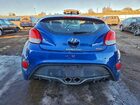 2016 Hyundai Veloster Turbo Blue vin: KMHTC6AE5GU289036