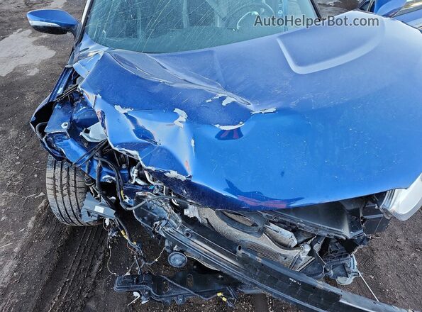 KMHTC6AE5GU289036 2016 HYUNDAI VELOSTER Blue Widok wnętrza z tyłu