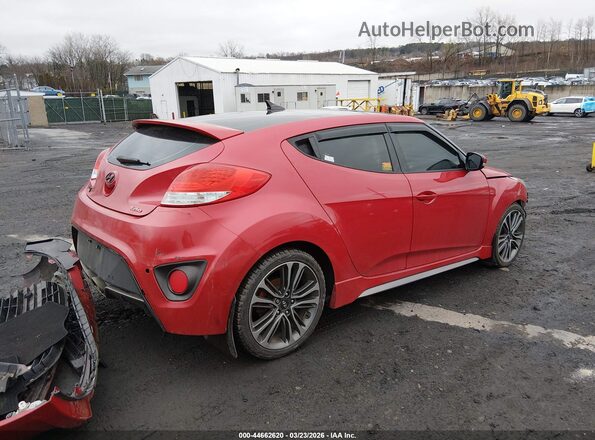KMHTC6AE5HU308850 2017 HYUNDAI VELOSTER Красный Задняя правая четверть