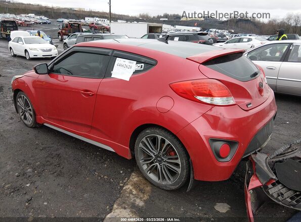 KMHTC6AE5HU308850 2017 HYUNDAI VELOSTER Красный Задняя левая четверть