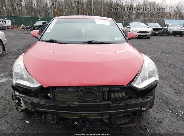 KMHTC6AE5HU308850 2017 HYUNDAI VELOSTER Красный Вид спереди
