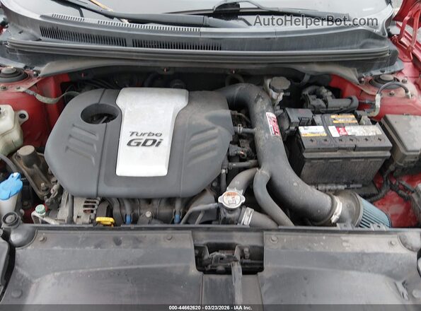 KMHTC6AE5HU308850 2017 HYUNDAI VELOSTER Красный Вид сзади