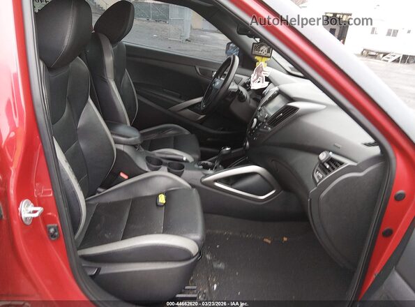 KMHTC6AE5HU308850 2017 HYUNDAI VELOSTER Красный Вид салона спереди
