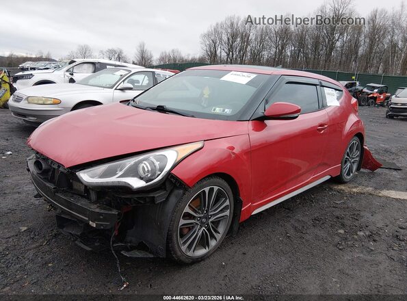 KMHTC6AE5HU308850 2017 HYUNDAI VELOSTER Красный Передняя левая четверть