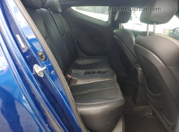 KMHTC6AE7GU274490 2016 HYUNDAI VELOSTER Синий Вид задних сидений