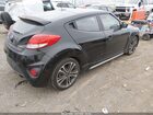 2016 Hyundai Veloster Turbo Black vin: KMHTC6AE9GU259554
