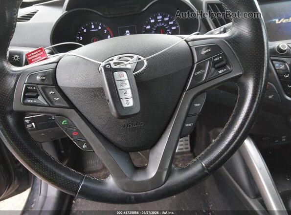 KMHTC6AE9GU259554 2016 HYUNDAI VELOSTER Black Widok deski rozdzielczej