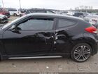 2016 Hyundai Veloster Turbo Black vin: KMHTC6AE9GU259554