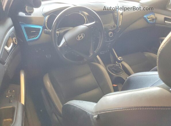 KMHTC6AE9GU300314 2016 HYUNDAI VELOSTER Silver Вид панелі приладів