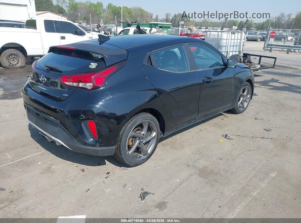 KMHTG6AF1KU013359 2019 HYUNDAI VELOSTER Black Հետևի աջ