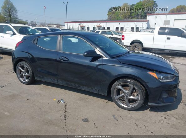 KMHTG6AF1KU013359 2019 HYUNDAI VELOSTER Black Սալոնի հետևի տեսք