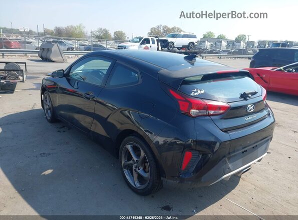 KMHTG6AF1KU013359 2019 HYUNDAI VELOSTER Black Հետևի ձախ