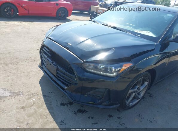 KMHTG6AF1KU013359 2019 HYUNDAI VELOSTER Black Դիմացի տեսք