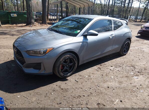 KMHTG6AF2KU011202 2019 HYUNDAI VELOSTER Gray Vista tres cuartos delantera izquierda