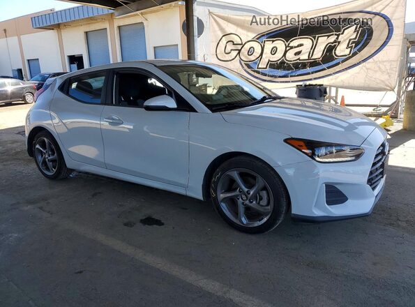 KMHTG6AF4KU003845 2019 HYUNDAI VELOSTER Белый Передняя правая четверть