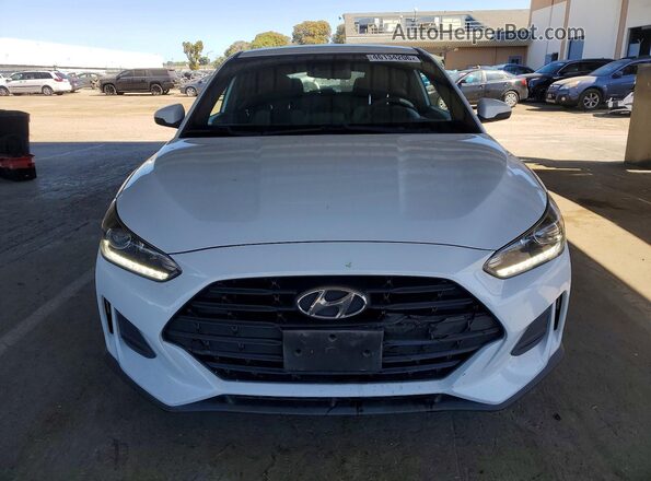 KMHTG6AF4KU003845 2019 HYUNDAI VELOSTER Белый Вид спереди