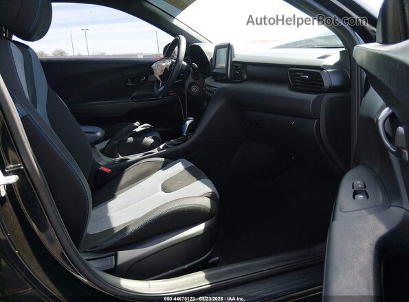 KMHTG6AF6LU020776 2020 HYUNDAI VELOSTER Black Front interior view