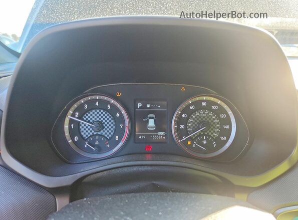 KMHTG6AF7KU006545 2019 HYUNDAI VELOSTER Черный Вид щитка приборов