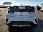 2021 Hyundai Veloster Base White vin: KMHTG6AF9MU032910