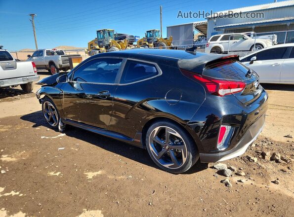 KMHTH6AB0KU003528 2019 HYUNDAI VELOSTER Черный Задняя левая четверть