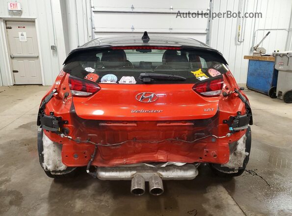 KMHTH6AB2KU014322 2019 HYUNDAI VELOSTER Оранжевый Вид сзади