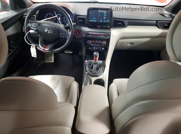 KMHTH6AB2KU014322 2019 HYUNDAI VELOSTER Оранжевый Вид панели приборов