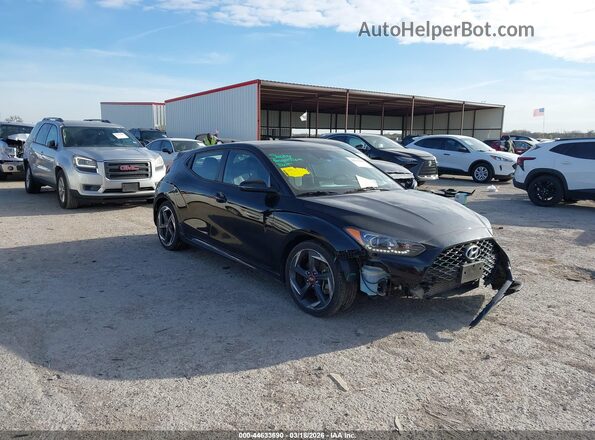 KMHTH6AB2LU022387 2020 HYUNDAI VELOSTER Black Delantero derecho